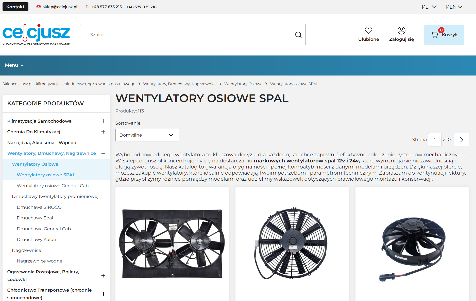 Wentylatory Spal - jak dobrać model do układu chłodzenia w maszynie, pojeździe lub urządzeniu?