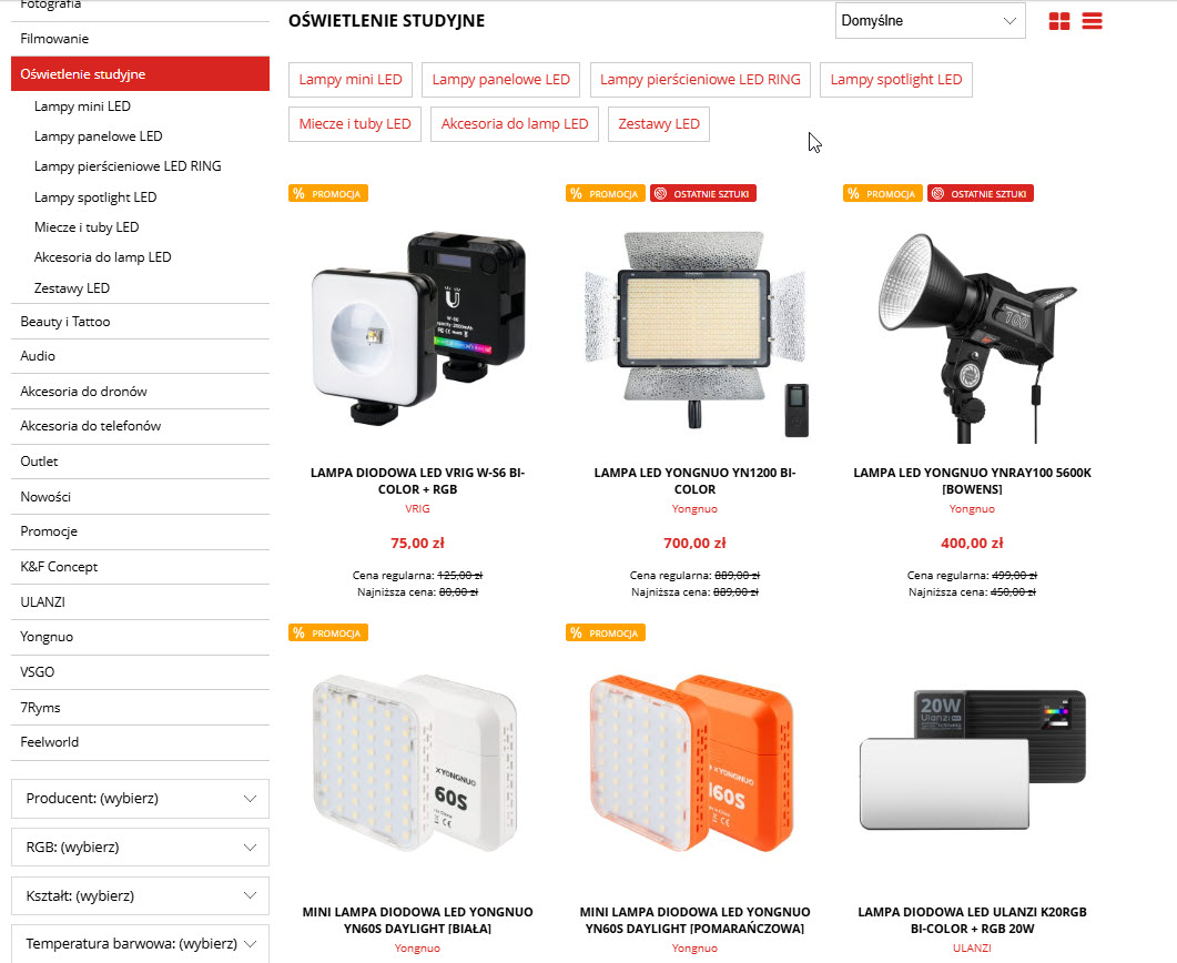 Jakie typy lamp studyjnych sprawdzają się w portrecie, produkcie i nagraniach wideo?