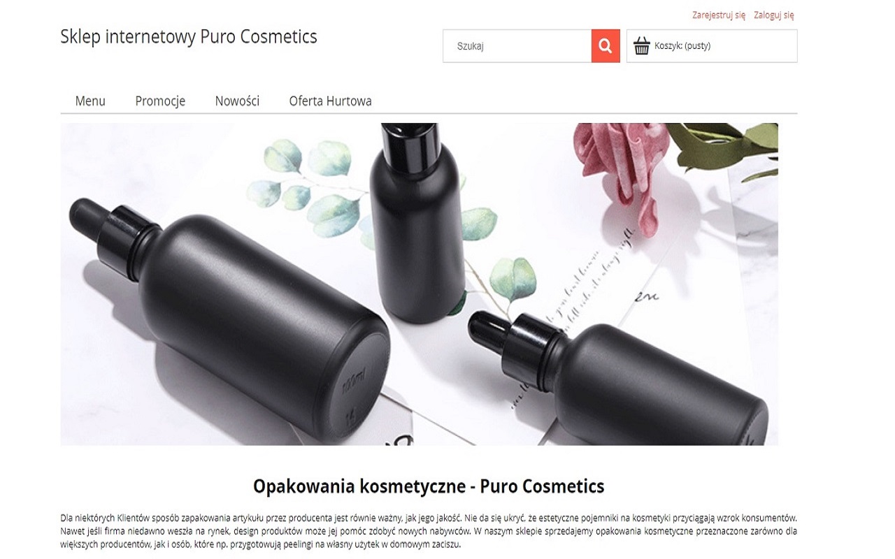 Opakowania kosmetyczne - Puro Cosmetics cover