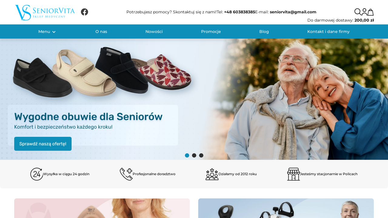 Sklep medyczny SeniorVita cover