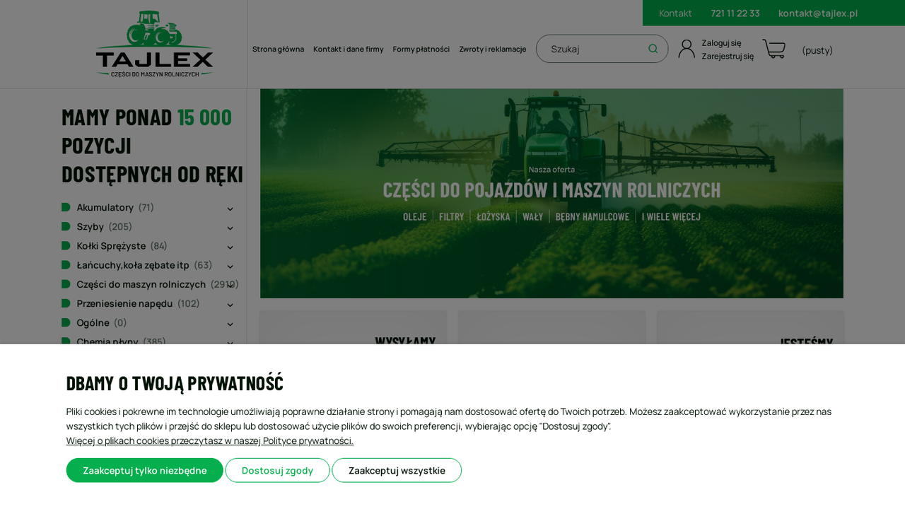 Części do maszyn rolniczych - Tajlex cover