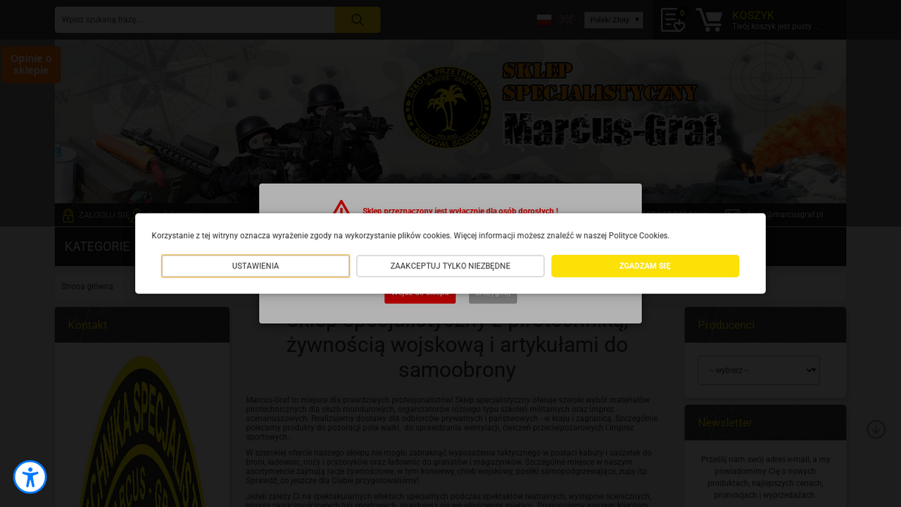 Sklep militarny z żywnością, akcesoriami do samoobrony | Sklep-militarny.com.pl cover